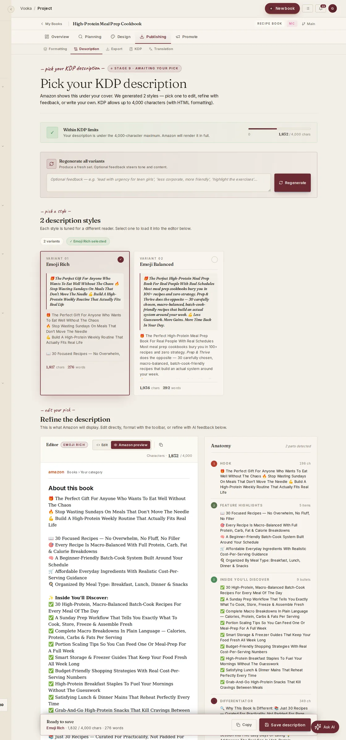 Vooka — Description